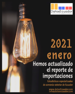 Base de datos y Reportes estadísticos en Excel actualizados a enero 2021